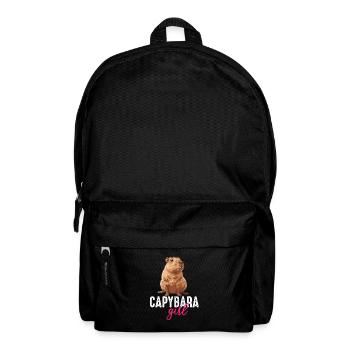 Capybara girl - Backpack - black - Front