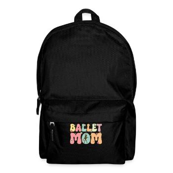 Ballett Mama Groovy Ballett Tanz Tänzerin Ballerin - Rucksack - Schwarz - Vorne