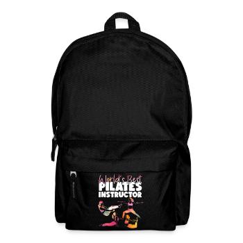 Pilates Instructor Teacher World's - Rucksack - Schwarz - Vorne