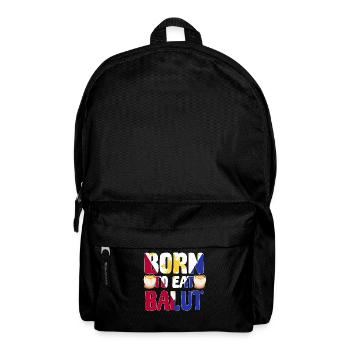 Filipino Balut Lover - Backpack - black - Front