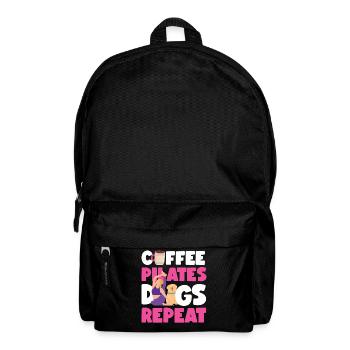 Instructeur de Pilates Professeur Café - Sac à dos - noir - Devant
