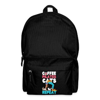 Instructeur de Pilates Professeur Café - Sac à dos - noir - Devant
