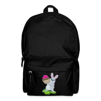 Cupcake lapin - Sac à dos - noir - Devant