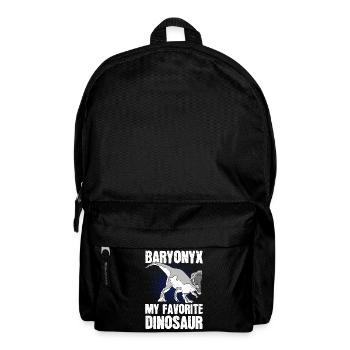 Prehistoric Dinosaur Dinosaurier - Backpack - black - Front