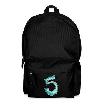 5 nummer - Rucksack - Schwarz - Vorne