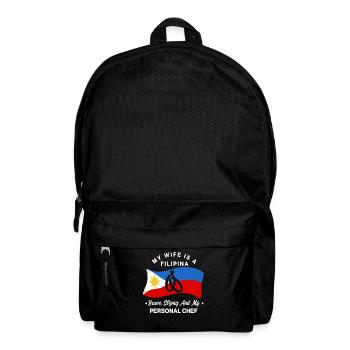 Ma femme est philippine - Sac à dos - noir - Devant