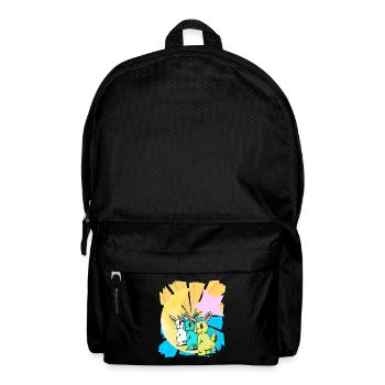 Bunny Rabbit Moon Fantasy Kids Bunnies - Backpack - black - Front