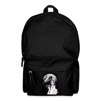 Corbeau Corbeau Cygne Fille Fantaisie Mystique Sombre - Sac à dos - noir - Devant