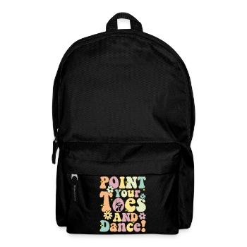 Groovy Ballet Danse Danseuse Ballerine Montrer Son - Sac à dos - noir - Devant