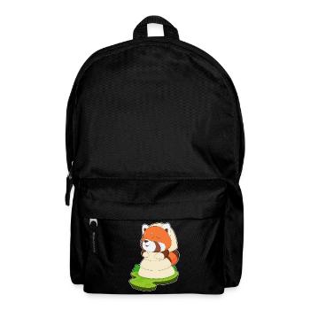Red Panda Bridal Veil Wedding - Backpack - black - Front