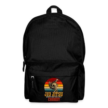 Brazilian Jiu Jitsu BJJ MMA Grappling - Backpack - black - Front