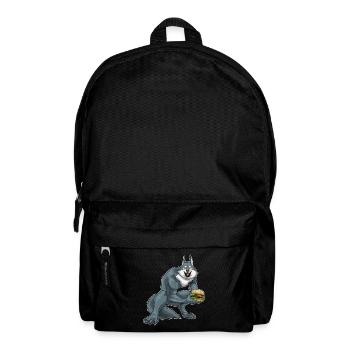Werwolf Halloween Cheeseburger - Rucksack - Schwarz - Vorne