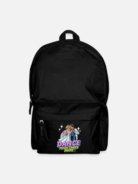 Ballroom Dance Your Cares Dancing Ballroom Dancer - Backpack - black