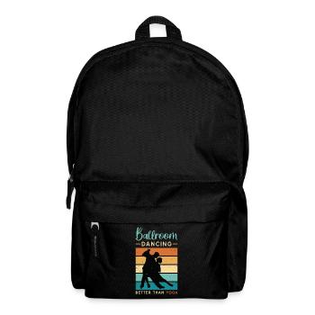 Ballroom Dance Ballroom Dancing Retro Dance Sport - Backpack - black - Front