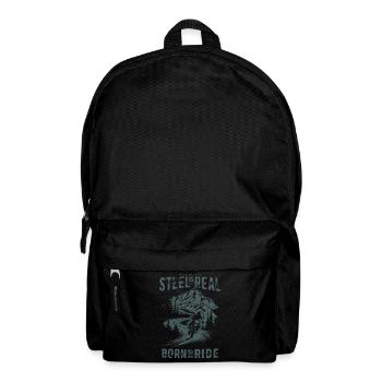 Moto Motocross Motorsport Né pour rouler - Sac à dos - noir - Devant