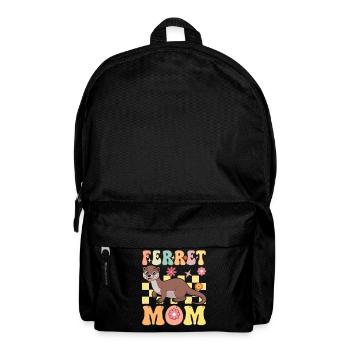 Ferret Mom Groovy Ferret Mom - Backpack - black - Front
