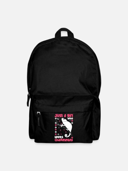 Chamäleon Reptile Zoo Keeper Echsensafari - Rucksack - Schwarz