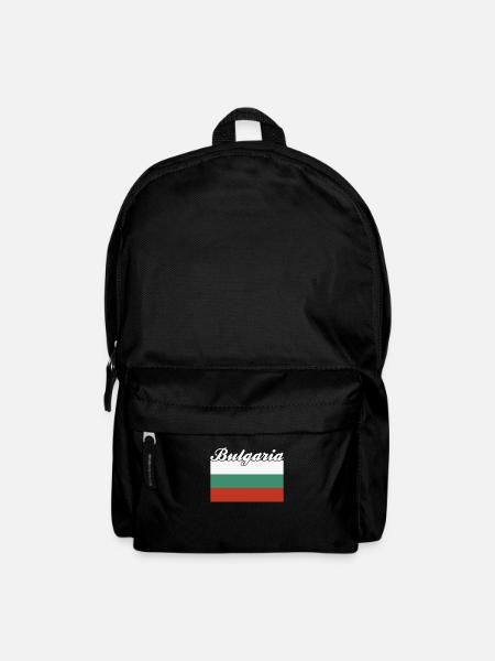 Flag: Bulgaria Bulgaria - Backpack - black