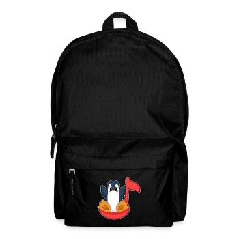 Note musicale du Pingouin - Sac à dos - noir - Devant