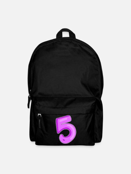 Number number 5 - Backpack - black