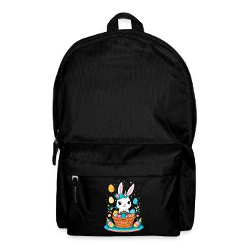 Licorne drôle lapin de Pâques Licorne mignonne Licorne de Pâques - Sac à dos - noir - Devant