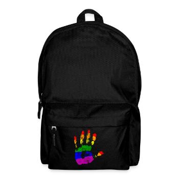 Rainbow Connection Embrace, Happy Pride - Rucksack - Schwarz - Vorne