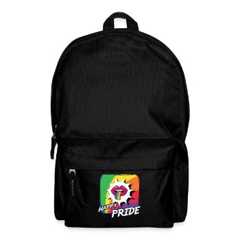Rainbow Connection Étreinte, Joyeuse Fierté - Sac à dos - noir - Devant