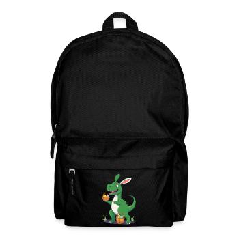 Iconic Easter Dinosaur Dinosaur Easter Bunny - Backpack - black - Front