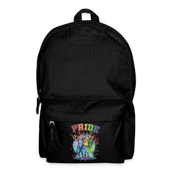 Rainbow Connection Embrace, Happy Pride - Backpack - black - Front