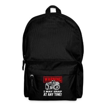Photographe Avertissement au photographe - Sac à dos - noir - Devant