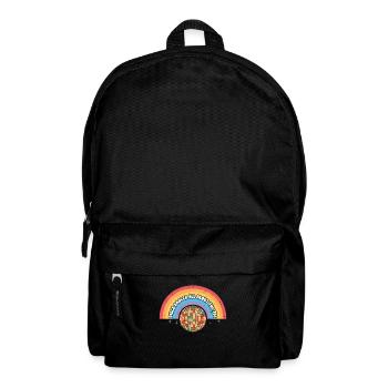 Disco Groovy Hippie 70s 80er Vintage Siebziger - Rucksack - Schwarz - Vorne