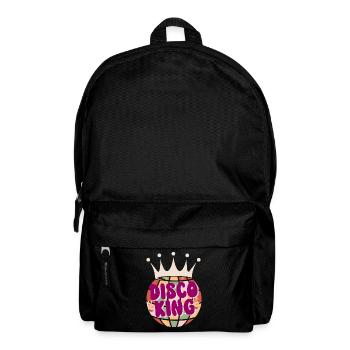 Disco Groovy Hippie 70s 80er Vintage Siebziger - Rucksack - Schwarz - Vorne