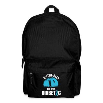 Diabetics and anglers - Backpack - black - Front