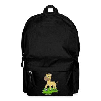 Giraffe Soccer Player Soccer - Backpack - black - Front