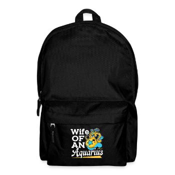 Aquarius Wife Of An Aquarius - Backpack - black - Front