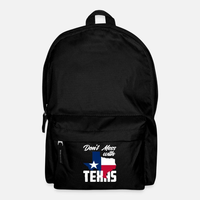 Texas Spruch Texaner - Rucksack - Schwarz