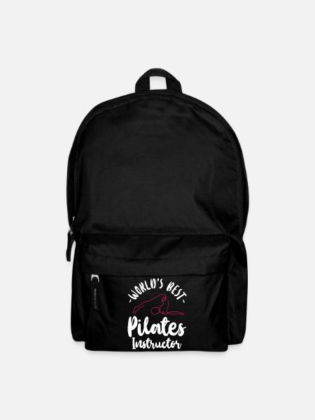 Pilates Instructor Teacher World's - Backpack - black