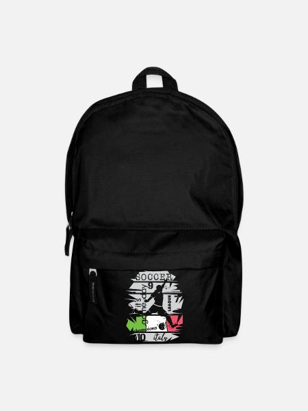 Fußball Italien Torschuss Team Illustration Symbol - Rucksack - Schwarz
