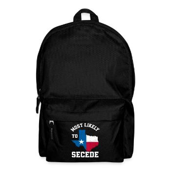Le Texas s’est séparé - Sac à dos - noir - Devant
