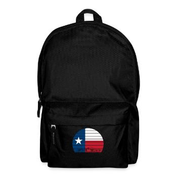 Retro Texas - Rucksack - Schwarz - Vorne
