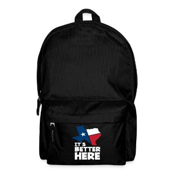 Texas Es Ist Besser Hier - Rucksack - Schwarz - Vorne