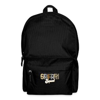 African Safari Zoo Safari Animal Pattern Print - Backpack - black - Front