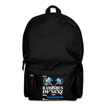 No racism on the Internet - Backpack - black - Front