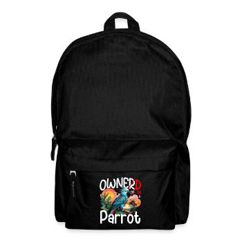 Parrot Owned By A Parrot Bird Owner Ornithologist - Backpack - black - Front