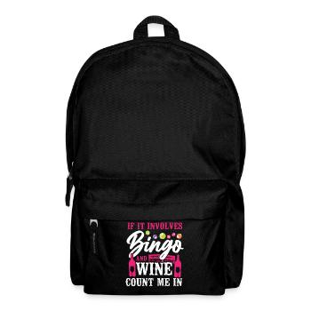 Bingo Player Wine If It Involves - Backpack - black - Front