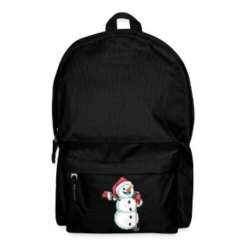 Snowman Chante de Noël - Sac à dos - noir - Devant