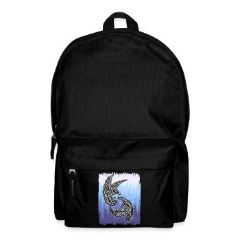 Schamane Keltische Vögel Natur Vogel Wald - Rucksack - Schwarz - Vorne