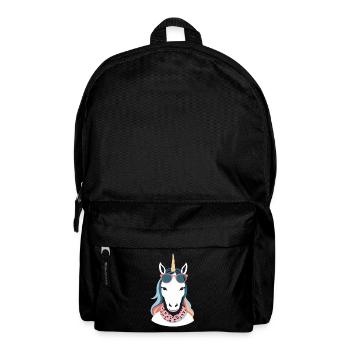 Einhorn Mama Einhörner Liebende Lustige Stylische - Rucksack - Schwarz - Vorne