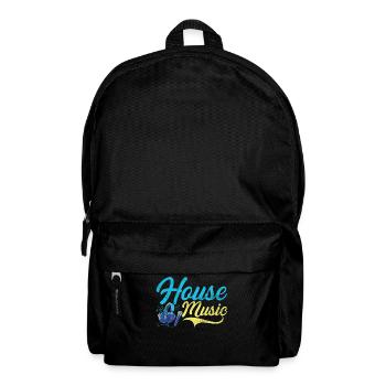 House Music, EDM, Rave, DJ, Electro, Deep House, Lover - Backpack - black - Front