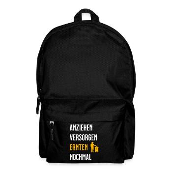 Beekeeper Tshirt Honey Bee Beekeeping Beekeeper - Backpack - black - Front